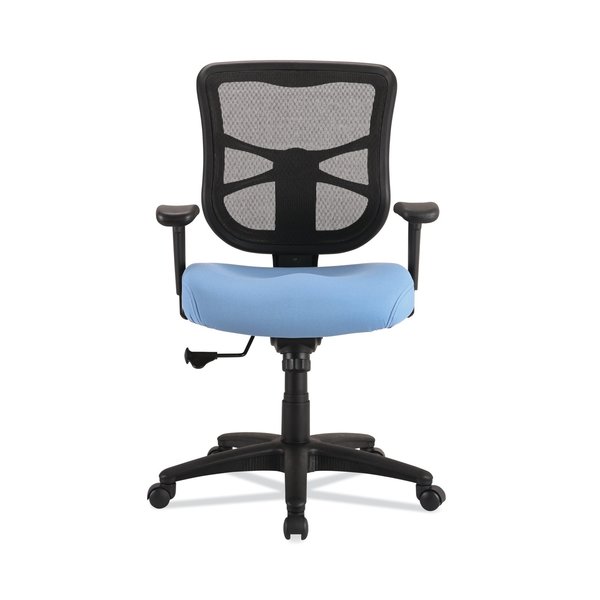 Alera Elusion Mesh Mid-Back Swivel/Tilt Chair, Up to 275 lb, 17.9" to 21.8" Seat Height, Light Blue Seat ALEEL42BME70B